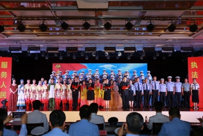 宝鸡市公安局交警支队举办全市公安交警系统庆祝中国共产党成立100周年文艺演出